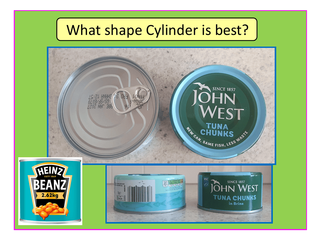 What shape Cylinder is best